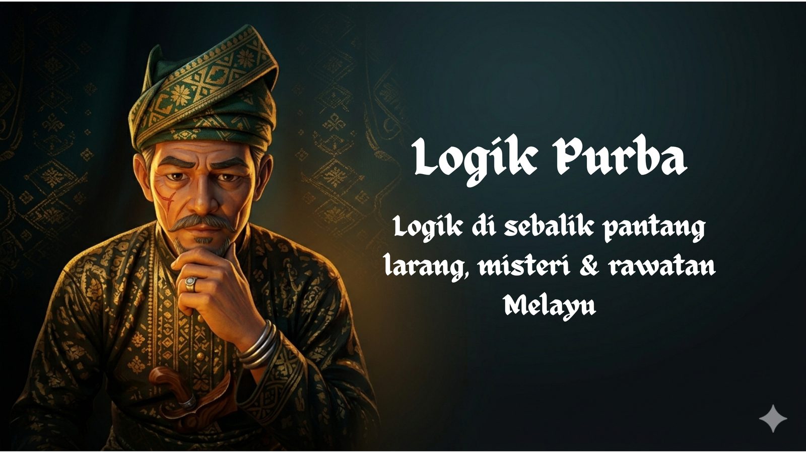 Logik Purba: logik di sebalik pantang larang, misteri dan rawatan Melayu